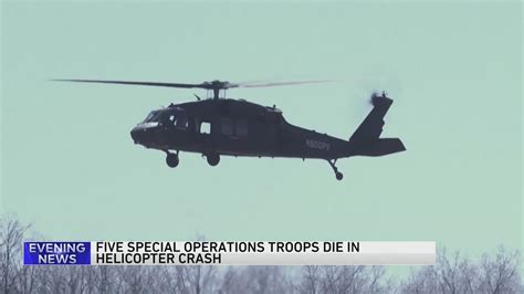 Army Special Operations Command mourns 5 US troops killed in helicopter crash